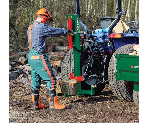 Vedkløyver 3 punkts 10 tonn