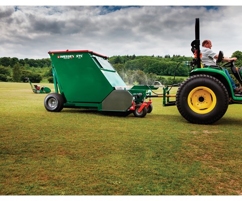 Oppsamler med børste STC 1,8 meter