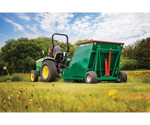 Oppsamler med børste STC 1,8 meter