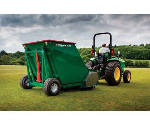 Oppsamler med børste STC 1,8 meter