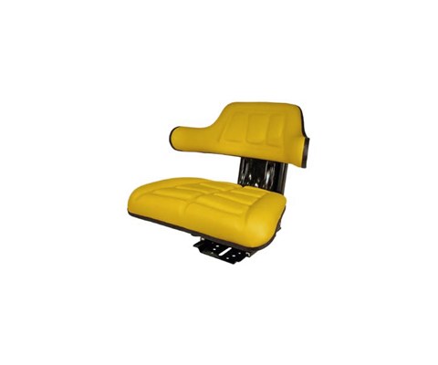 Mekanisk førersete i gul skai