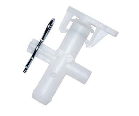 Regulerbar ventil med fjærpinne