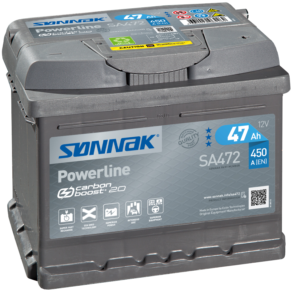 Bilbatteri powerline SA472