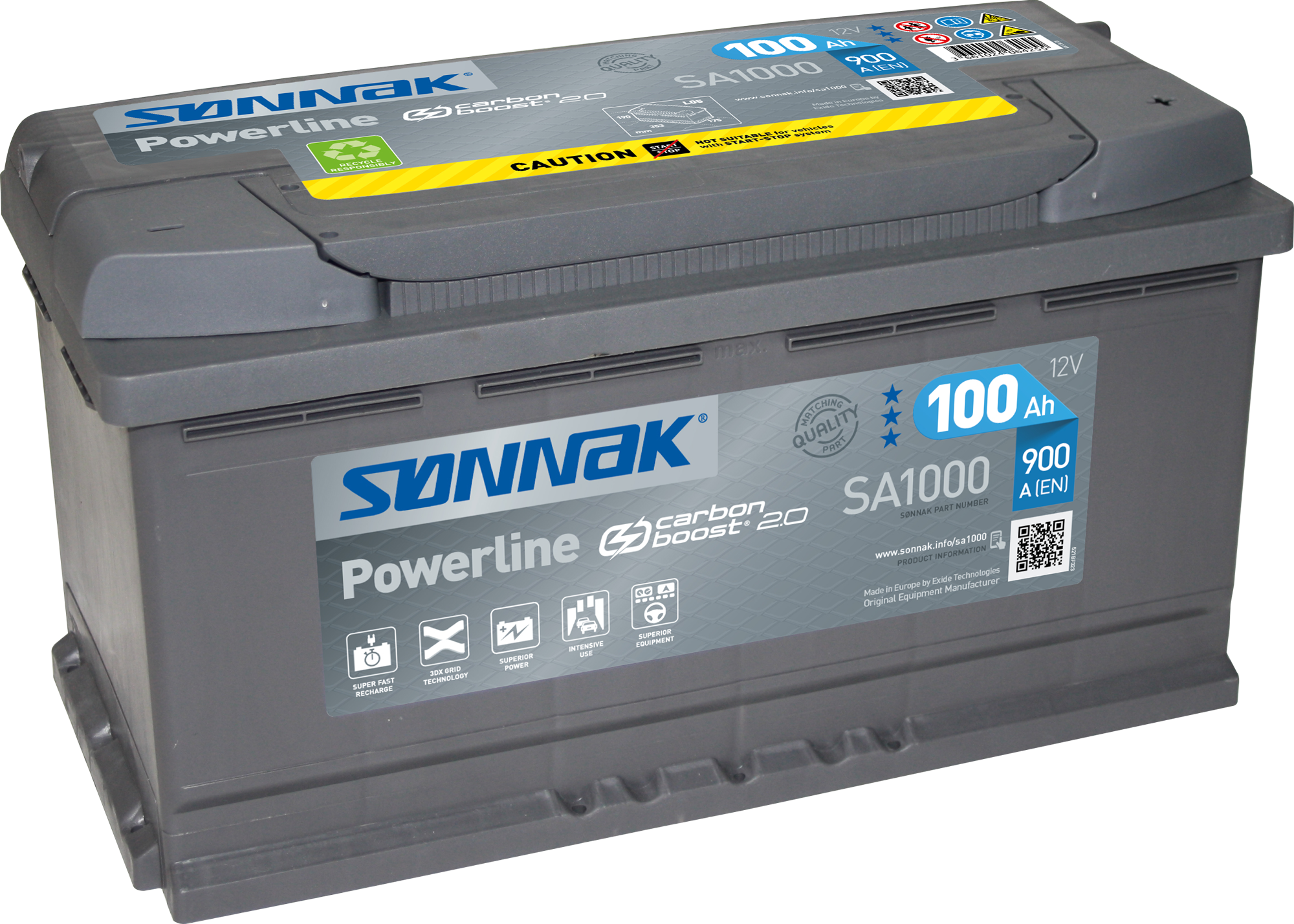 Bilbatteri powerline SA1000