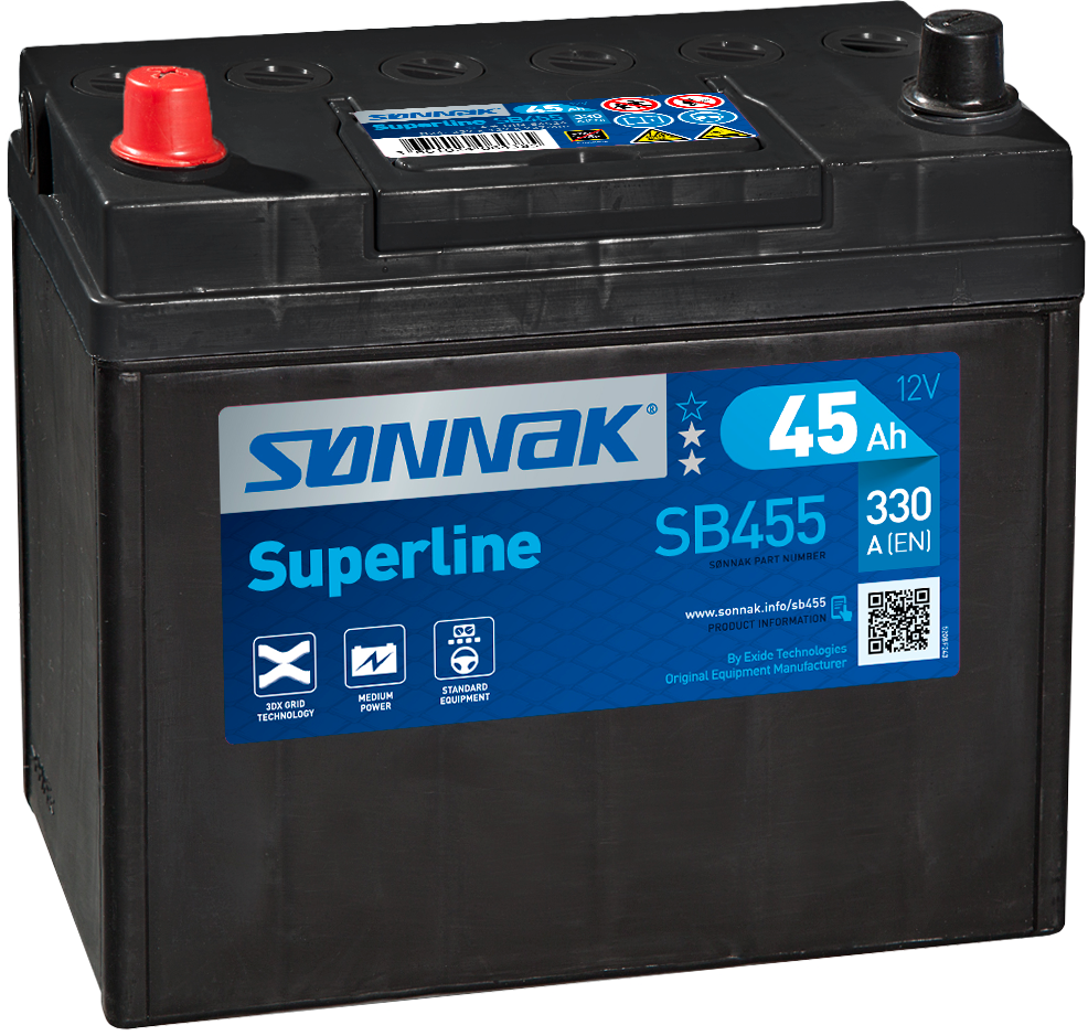 Bilbatteri superline SB455