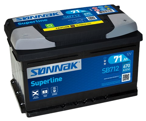 Bilbatteri superline SB712