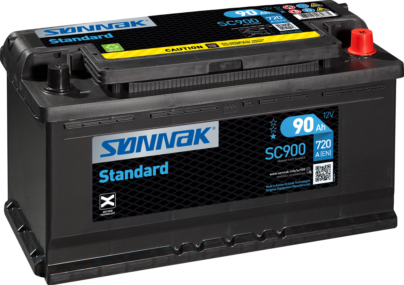 Bilbatteri standard SC900