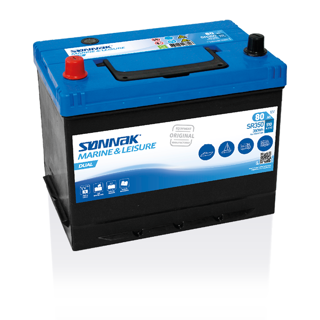 Båt og fritidsbatteri Dual SR350