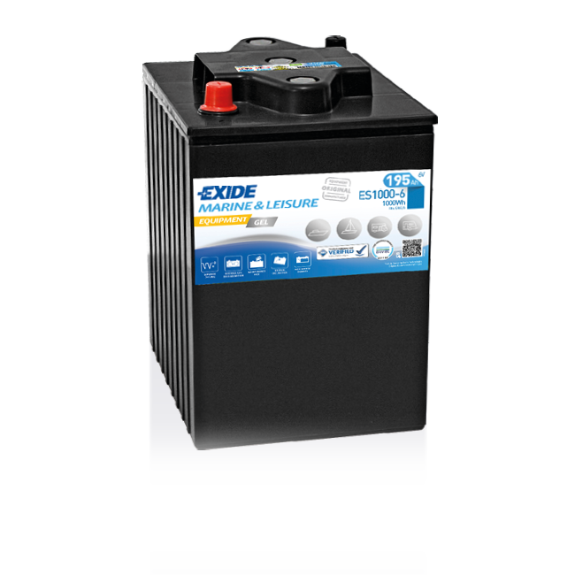 Båt og fritidsbatteri Equipment GEL ES1000-6