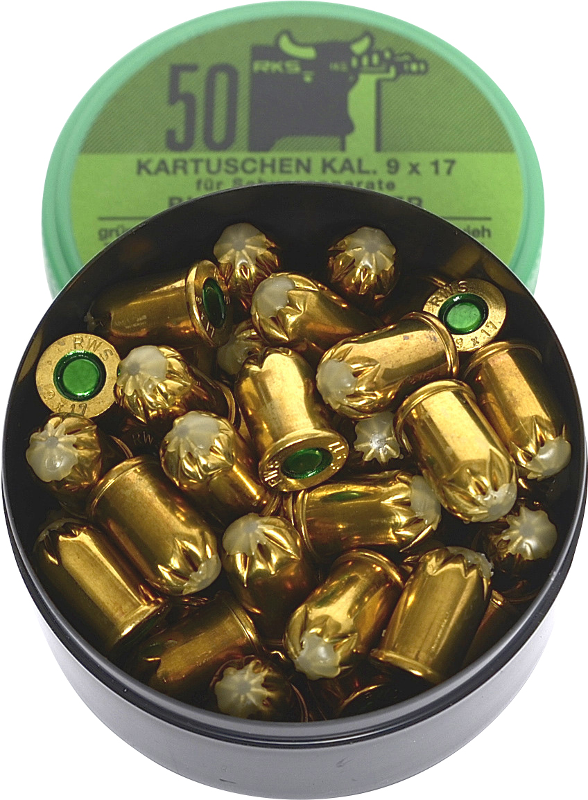 Patron til boltepistol grønn 50 stk