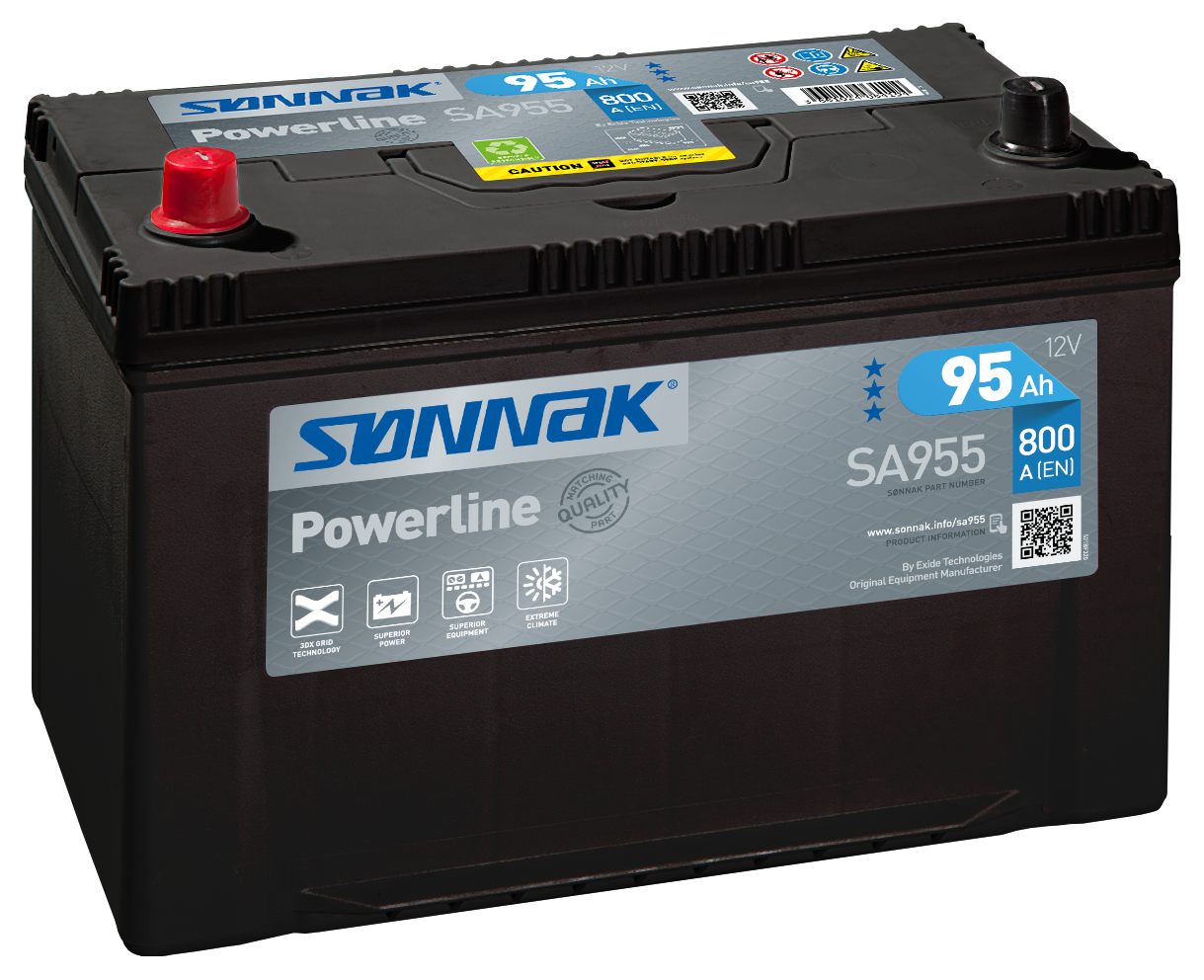 Bilbatteri powerline SA955