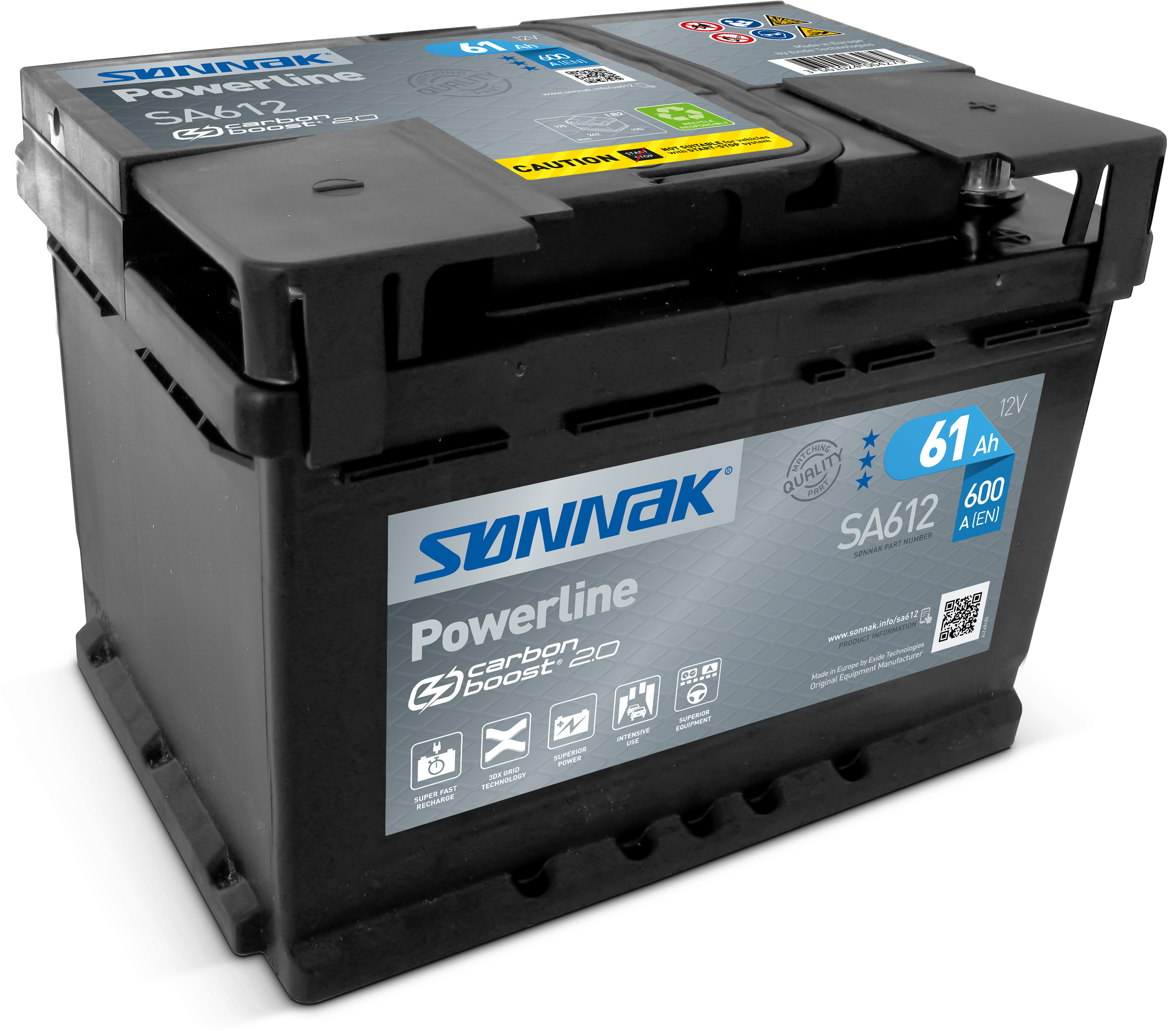 Bilbatteri powerline SA612
