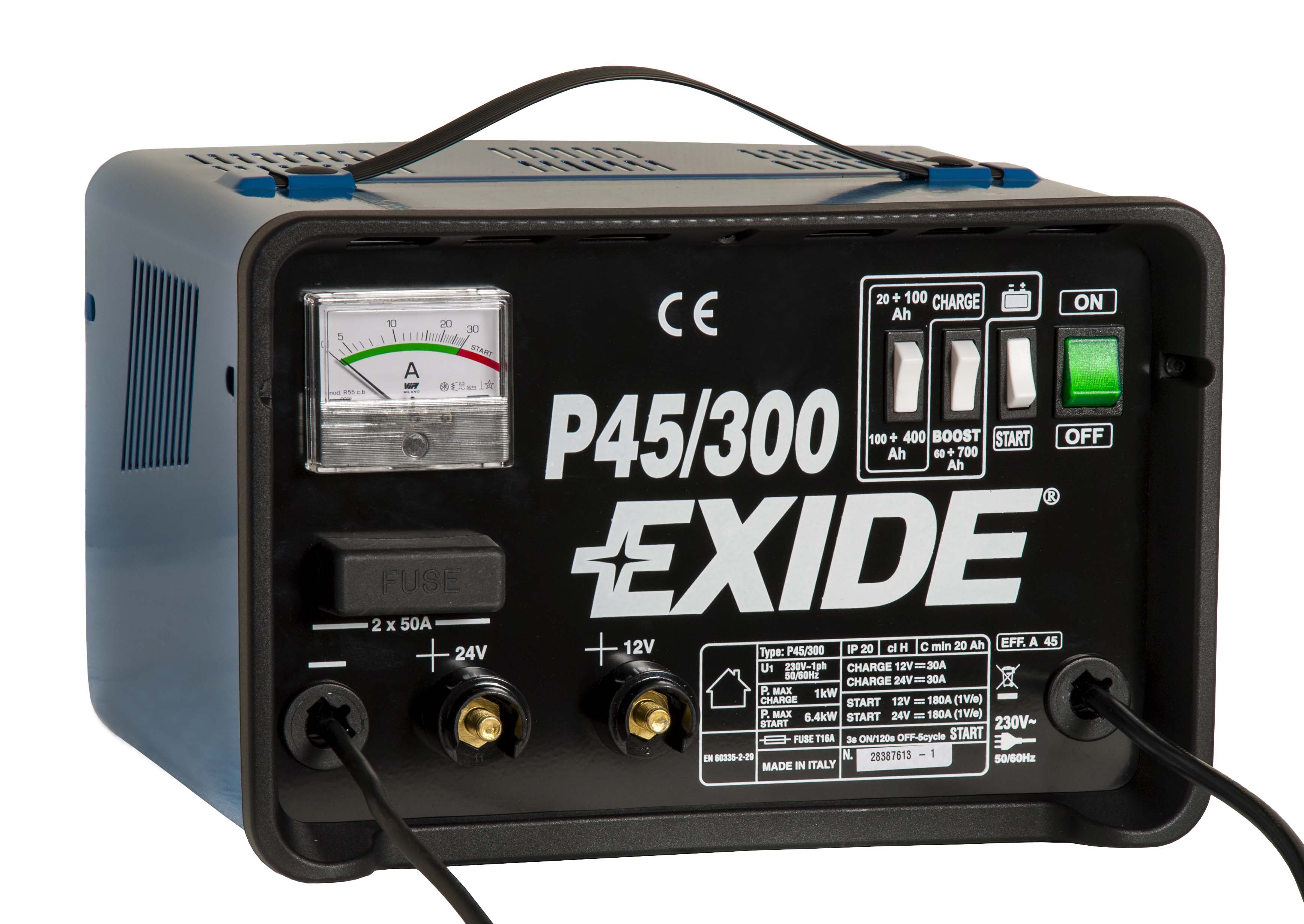 Batterilader P45 12V/24V