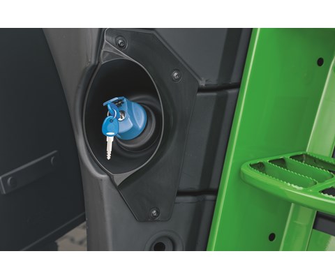 Tanklokk DEF med lås blå