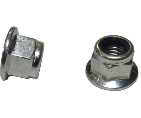 Flensmutter med lås M12