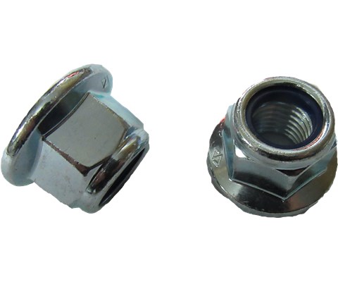 Flensmutter med lås M16