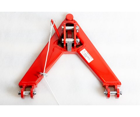 Triangelfeste for kompakttraktor