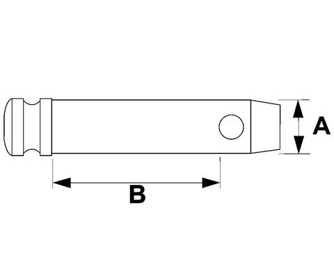 Bolt trekkstang kat. 3 37/168 mm