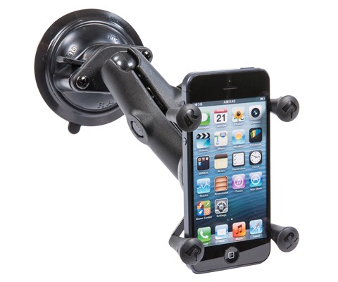 Mobilholder med sugekopp