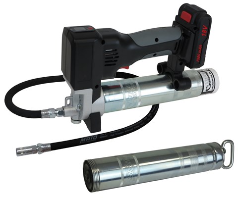 Batteridrevet fettpresse