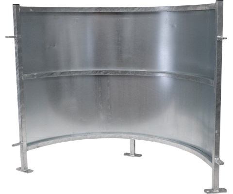 Tett skille buet 1150 mm