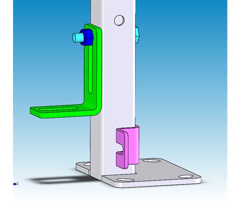 Langsgående justerbar front 1950 mm