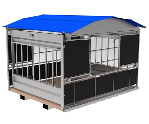 Rundballehekk for sau