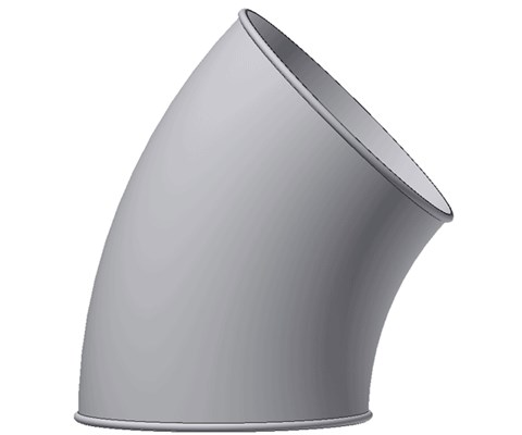 Galvanisert Rør bøyd