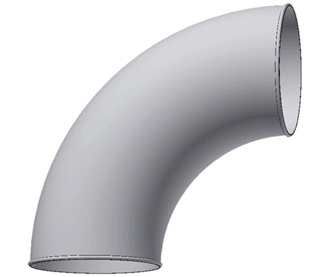 Galvanisert Rør bøyd