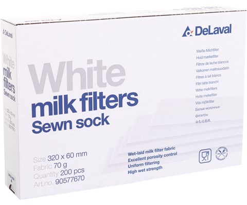 Melkefilter med sydde kanter 70 g