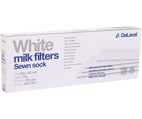 Melkefilter med sydde kanter 70 g