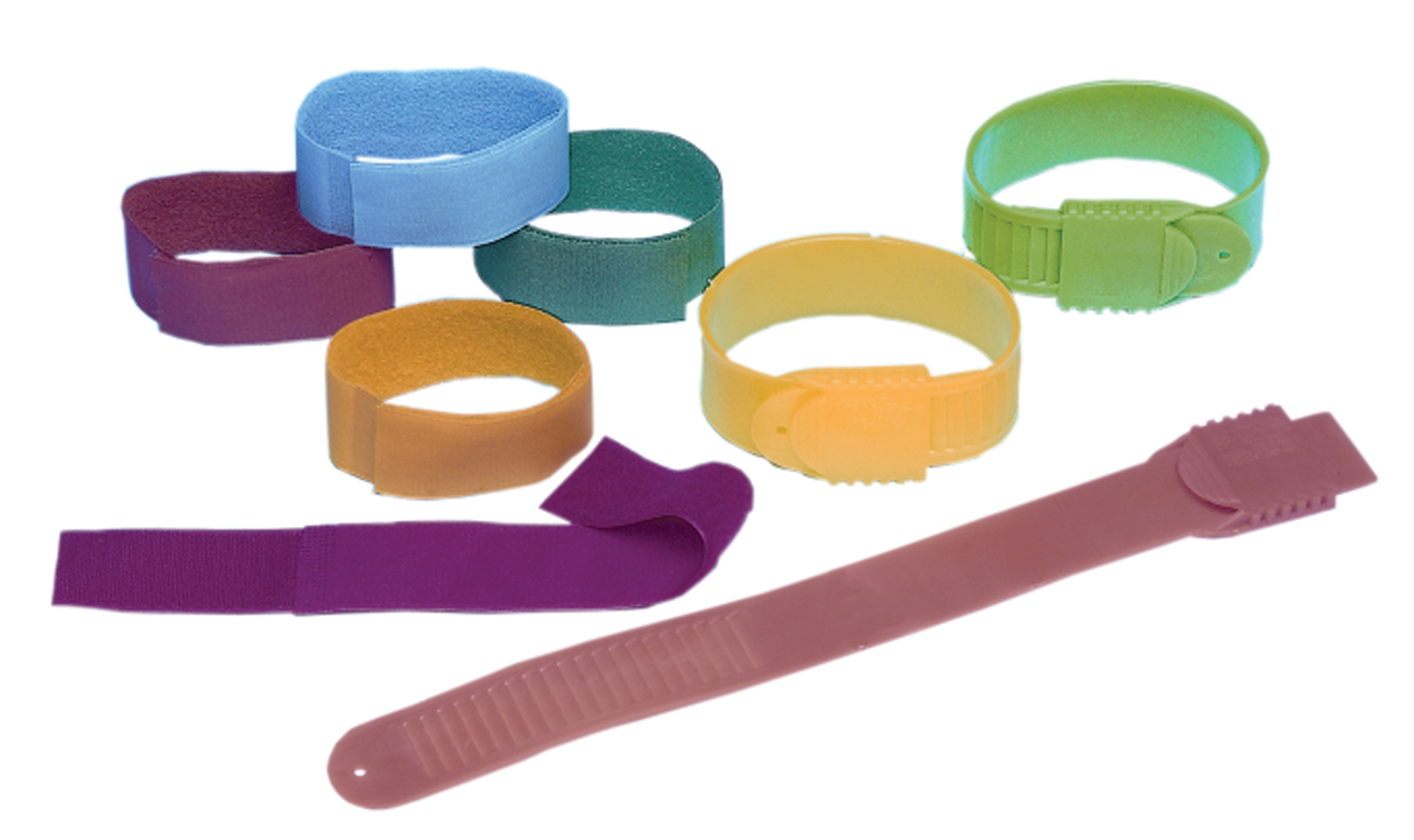 Merkeband borrelås orange 10 pk