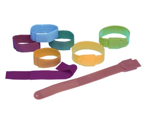 Merkeband borrelås orange 10 pk
