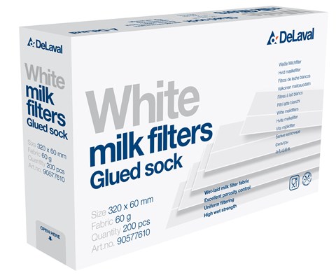 Melk / silfilter rund Ø 320mm 200pk