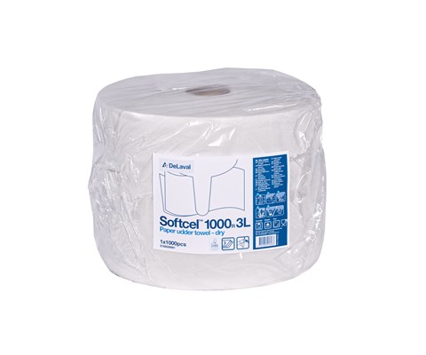 Tørkepapir Softcel 100R 1 rull