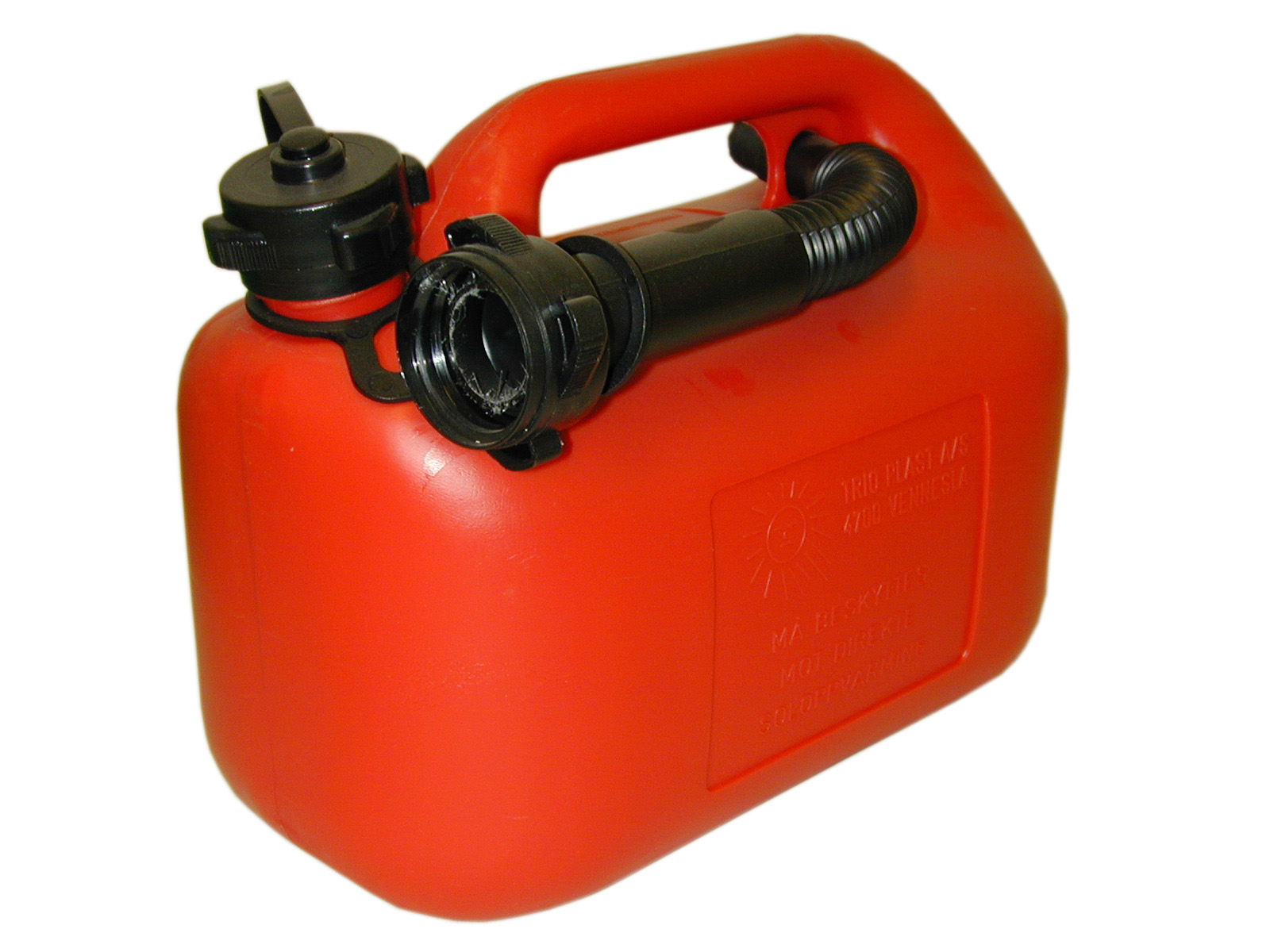 Bensinkanne rød 5 L