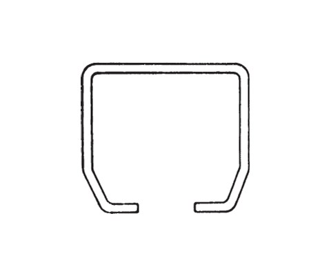 Toppskinne 200 kg 3 m