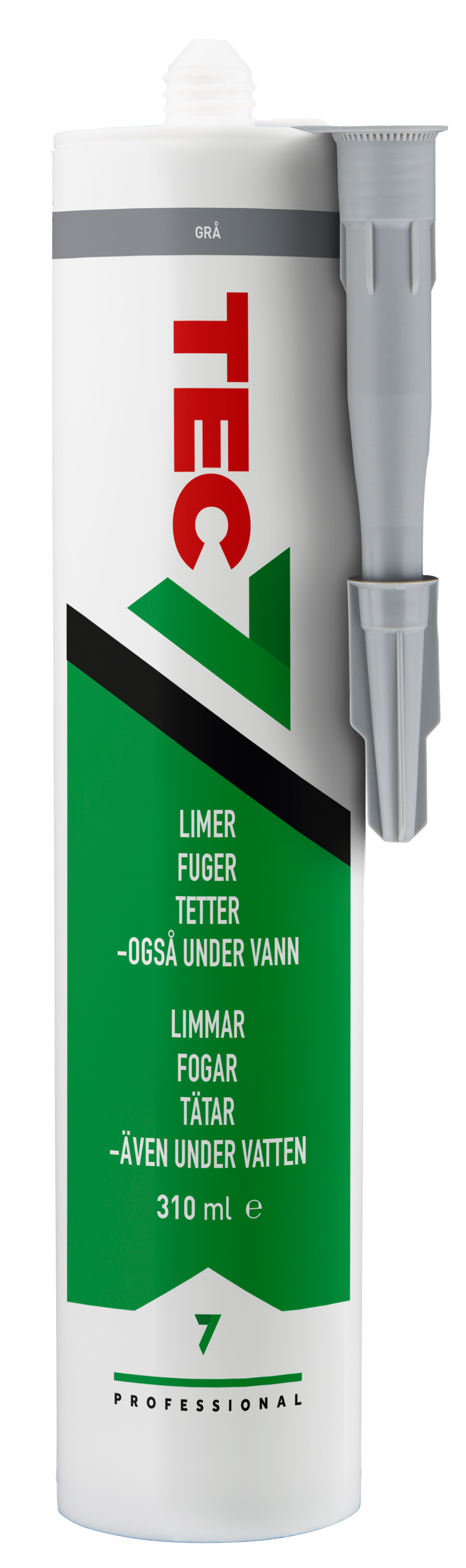 Universallim grå 310 ml