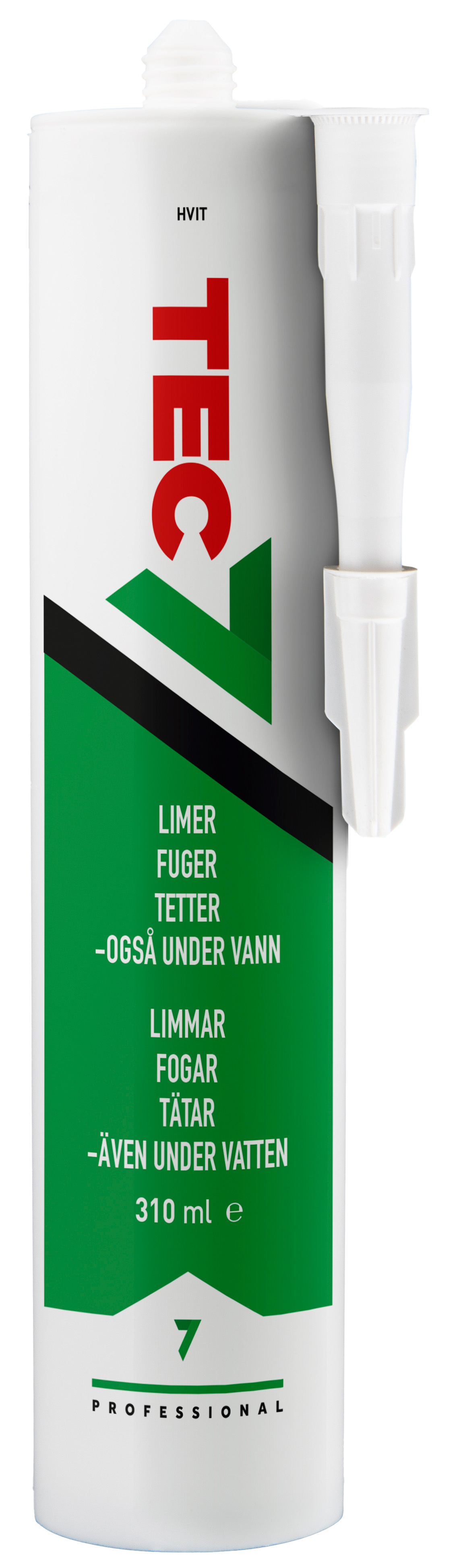 Universallim hvit 310 ml
