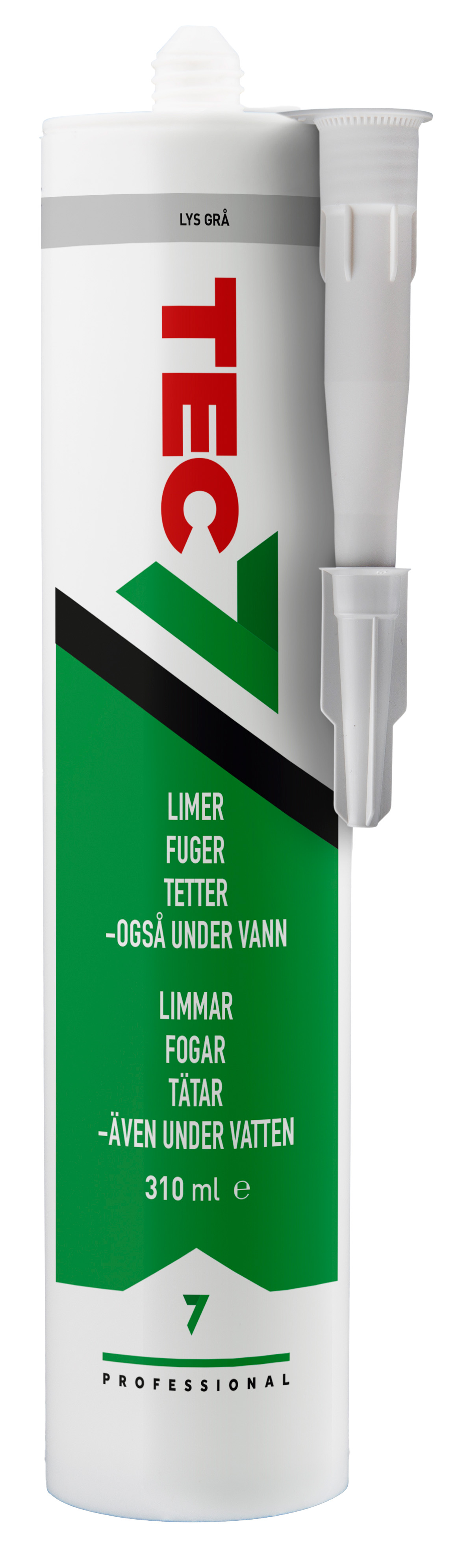 Universallim lys grå 310 ml
