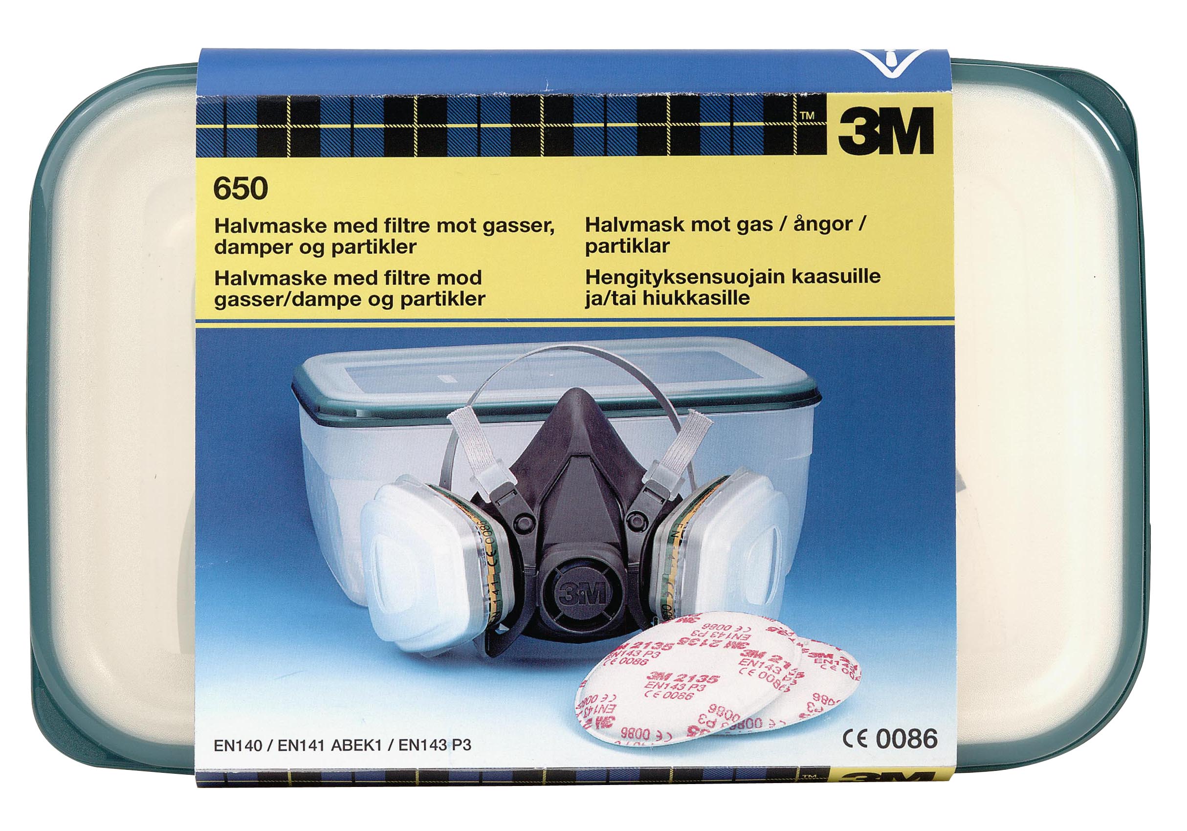 Maskesett 650 Agri med filter