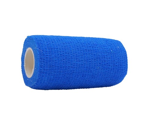 Selvkledende bandasje blå