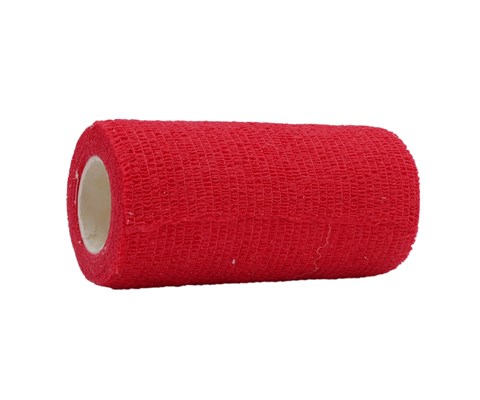 Selvkledende bandasje rød