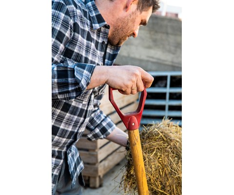 Flanellskjorte mørkgrå rutet herre