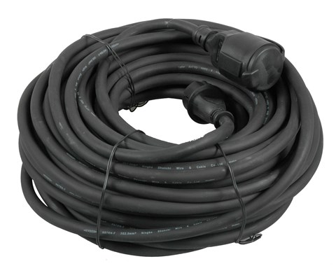 Skjøtekabel gummi 25 m