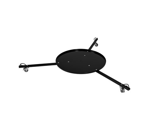 Understell med hjul til bålpanne