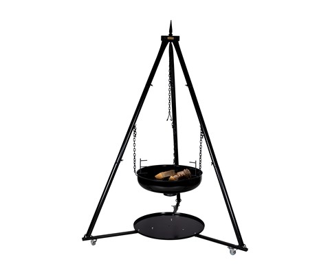 Understell med hjul til bålpanne