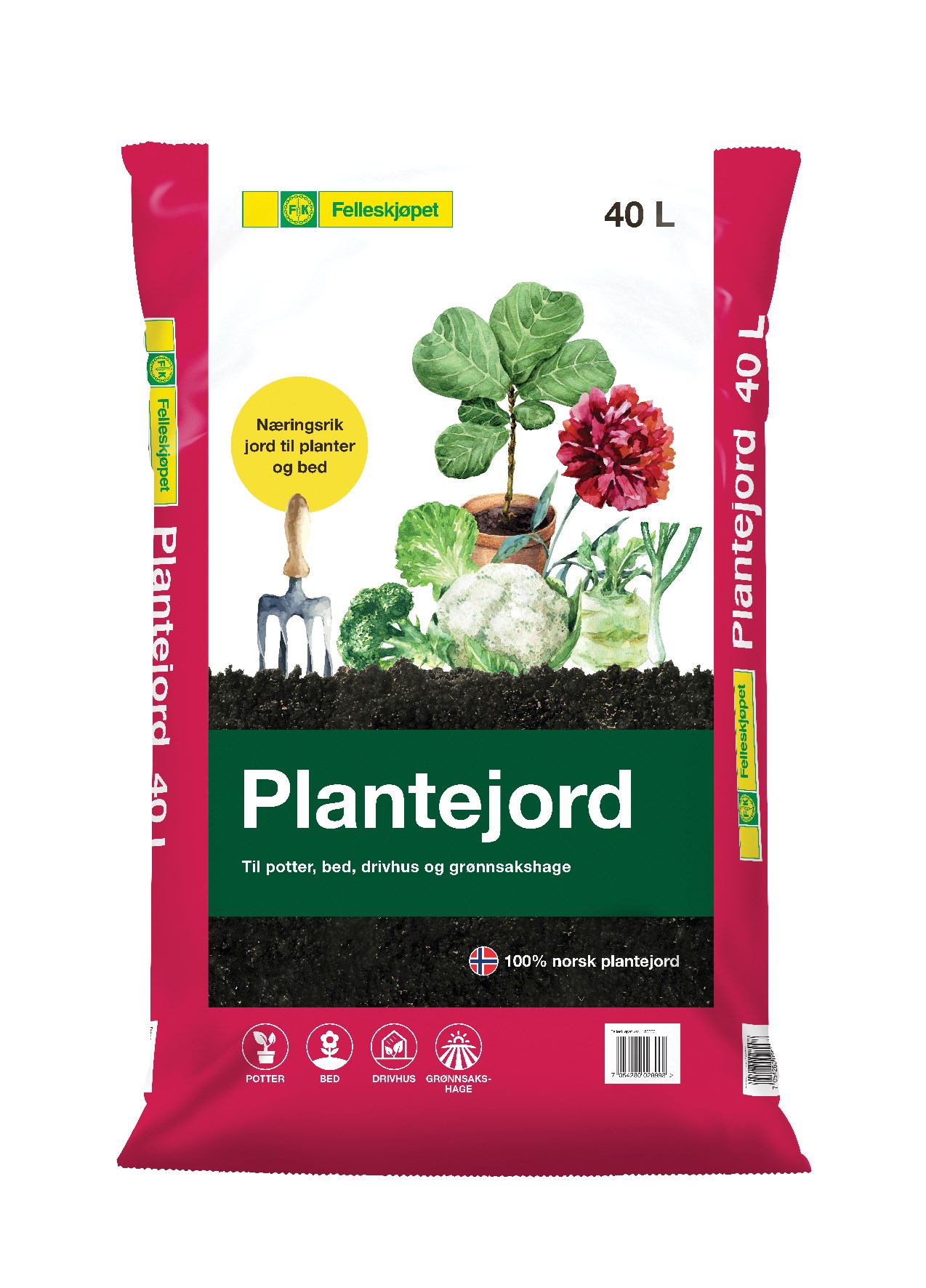 Felleskjøpet plantejord 40 L |