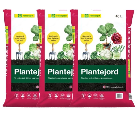 Plantejord 40 L-3 pk