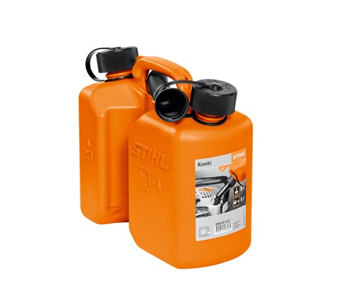 Kombikanne dobbel for bensin og olje